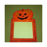 FREE! In-the-Hoop Pumpkin Notepad Cover