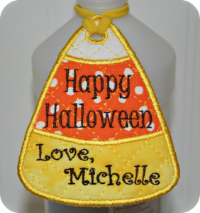 FREE! In-the-Hoop Candy Corn Tag