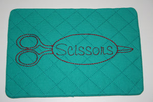 FREE! In-the-Hoop Scissor "Rug" Mat